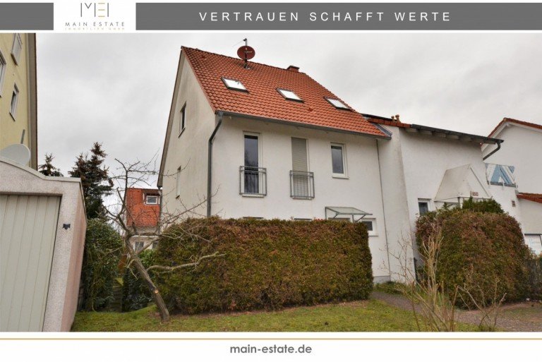 Au�enansicht R�dermark Doppelhaush�lfte Attraktive Doppelhaush�lfte mit Garten in R�dermark