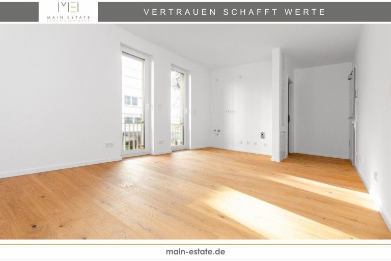 Titelbild Frankfurt am Main Etagenwohnung PROVISIONSFREI F�R DEN K�UFER - Urbanes Wohnen: Stilvolle Zwei-Zimmer-Wohnung in bester Lage