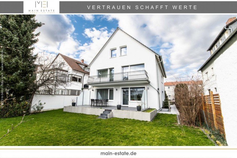 Gartenansicht Titelbild Neu-Isenburg Einfamilienhaus Stilvoll saniertes EFH/Mehrgenerationenhaus in begehrter Lage von Neu-Isenburg