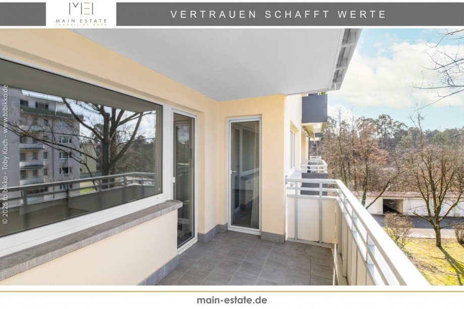 Balkon Etagenwohnung Neu-Isenburg Gravebruch