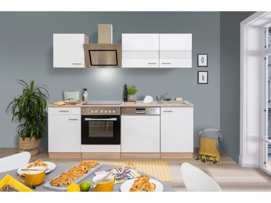 Beispielansicht Einbauk�che Souterrainwohnung Rodgau