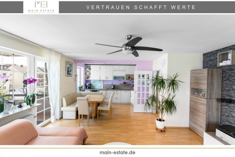 Main Estate - Wohnung Hugenottenallee- to bikko - 522 -16 TITEL Neu-Isenburg Maisonettewohnung Stilvolle 3-Zimmer-Maisonettewohnung im Herzen von Neu-Isenburg