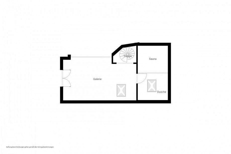 Grundriss DG - Spitzboden Expos� Maisonettewohnung Neu-Isenburg