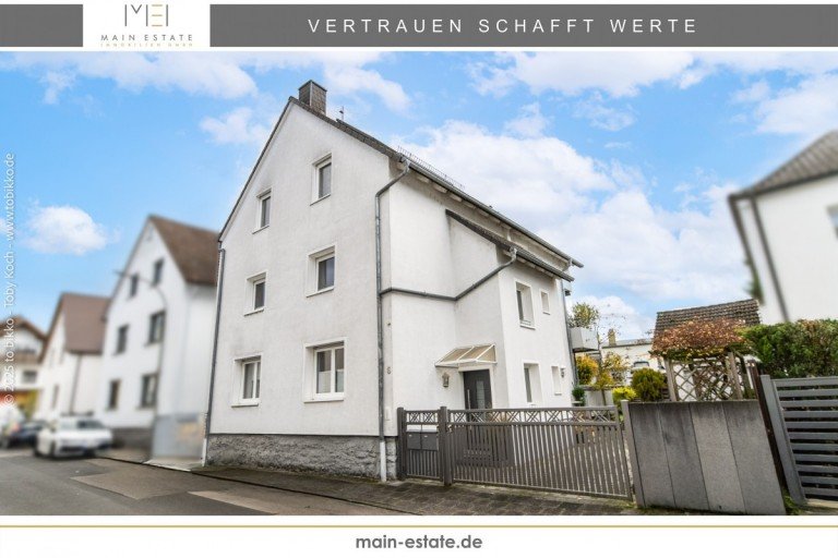 Hausansicht M�hlheim am Main Zweifamilienhaus Gepflegtes Zweifamilienhaus in familienfreundlicher Lage