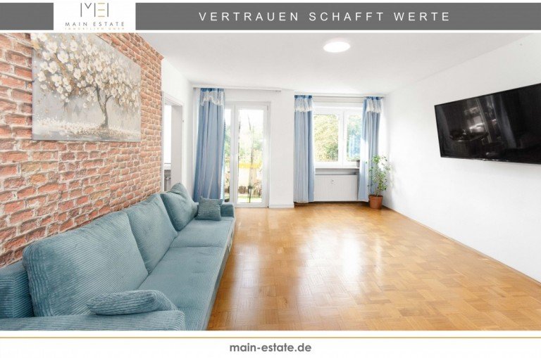 Wohn- und Schlafzimmer Neu-Isenburg Wohnung Attraktive Kapitalanlage - gepflegte 1-Zimmer-Wohnung mit Blick ins Gr�ne