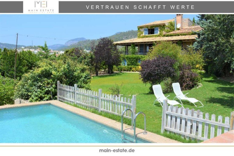 Finca mit Pool Lloseta Einfamilienhaus Traumhafte Finca mit 2 G�steapartments auf Mallorca (Lloseta)