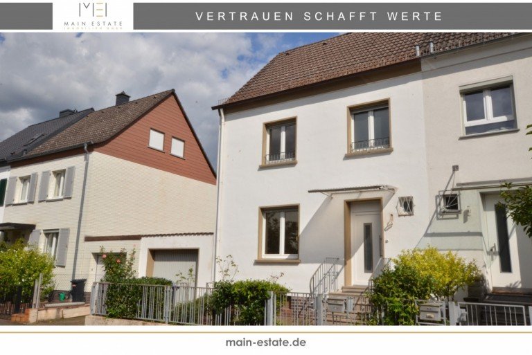 Stra�enansicht - Titelbild Neu-Isenburg Doppelhaush�lfte Frisch sanierte Doppelhaush�lfte - gro�z�giges Einfamilienhaus f�r anspruchsvolle Mieter