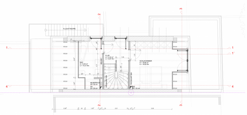 Grundriss DG Stadthaus Neu-Isenburg