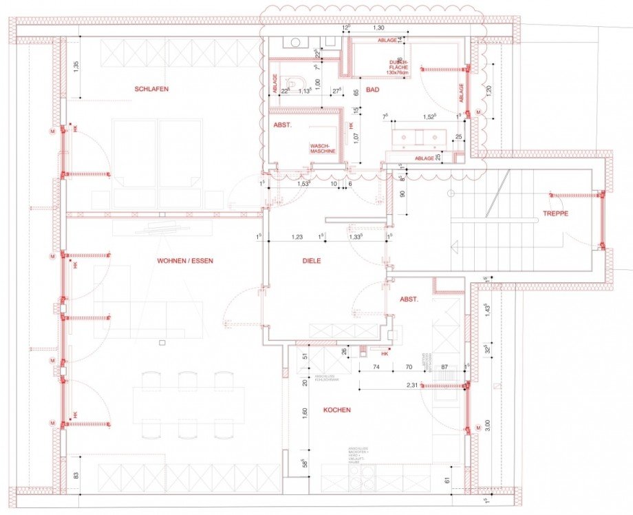 Grundriss 3.OG Etagenwohnung Neu-Isenburg