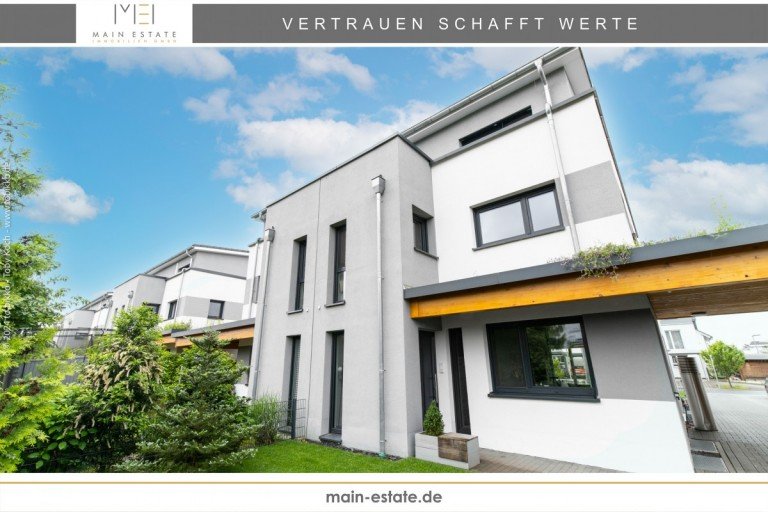 Hausansicht Titel Dreieich Doppelhaush�lfte Attraktives Einfamilienhaus - Modernes Wohnen in Dreieich