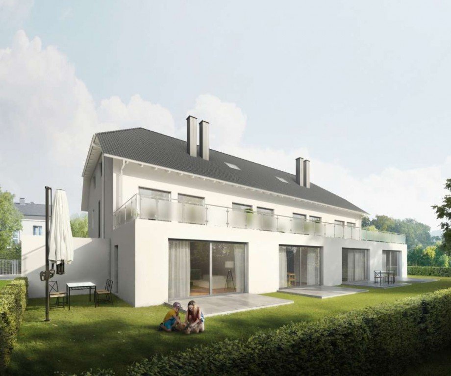 Gartenansicht Reiheneckhaus Neu-Isenburg