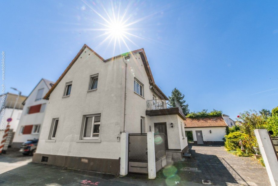 Stra�enansicht Einfamilienhaus Darmstadt