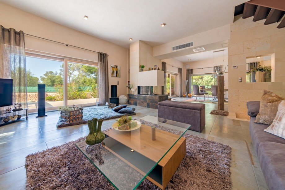 Wohnzimmer Villa Sa R�pita