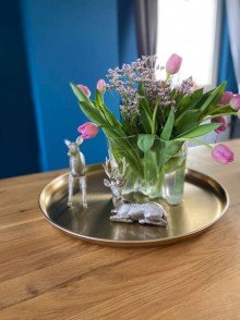 Esstisch mit Blumenstrau� Exklusive Penthousewohnung mit atemberaubender Dachterrasse in Neu-Isenburg - Gravenbruch