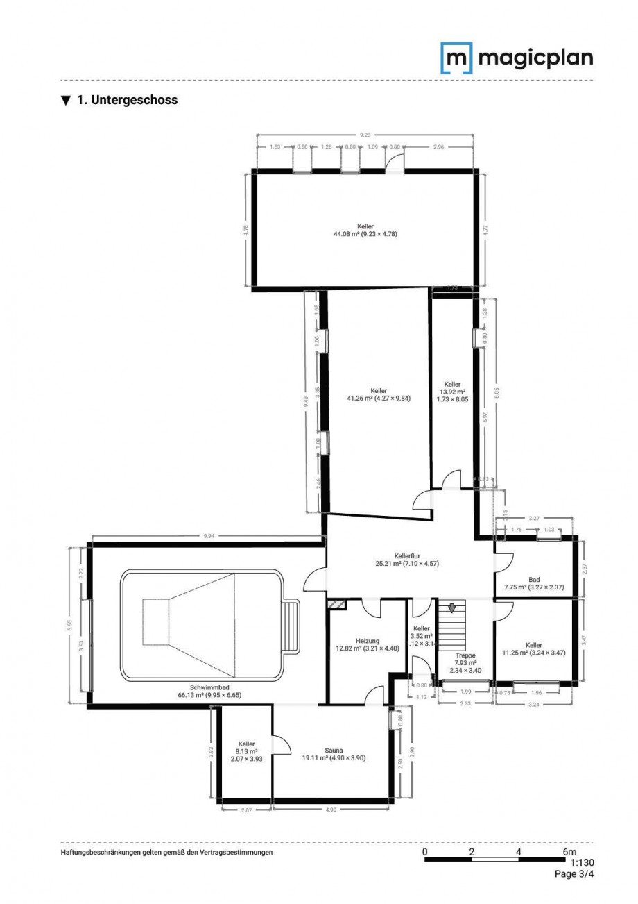 Grundriss KG Villa Neu-Isenburg