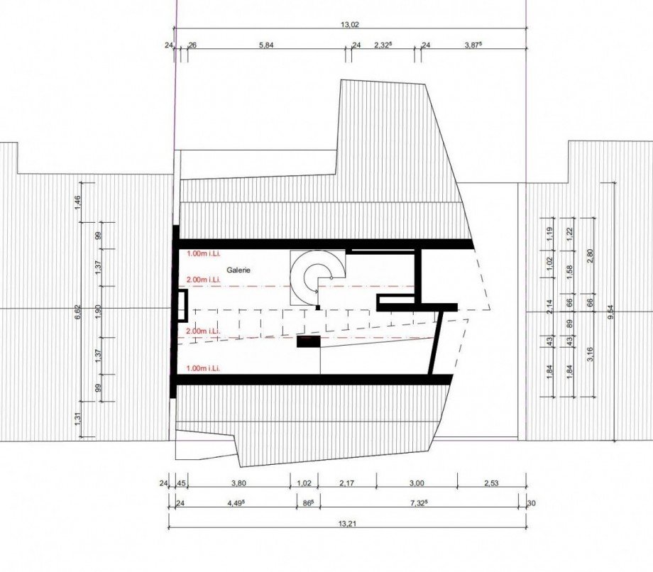 Grundriss Galerie Maisonettewohnung Neu-Isenburg