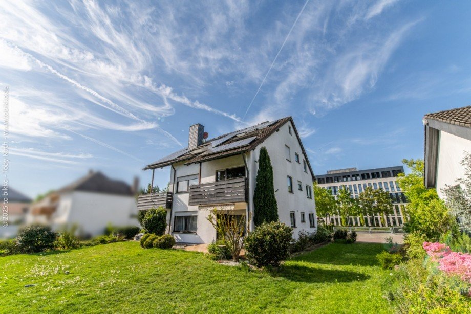 Gartenansicht Wohngrundst�ck Neu-Isenburg