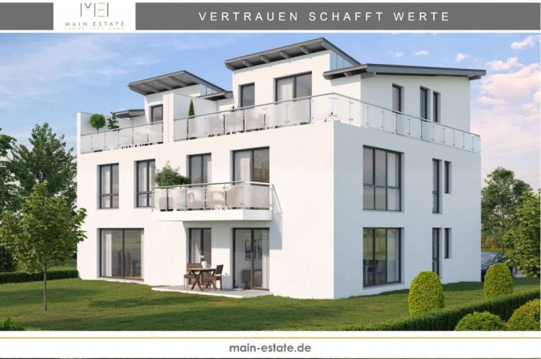 Haus Ansicht (Beispielbild) Offenbach am Main Erdgeschosswohnung Elegante und lichtdurchflutete 3-Zimmer Erdgeschosswohnung mit Terrasse und Garten