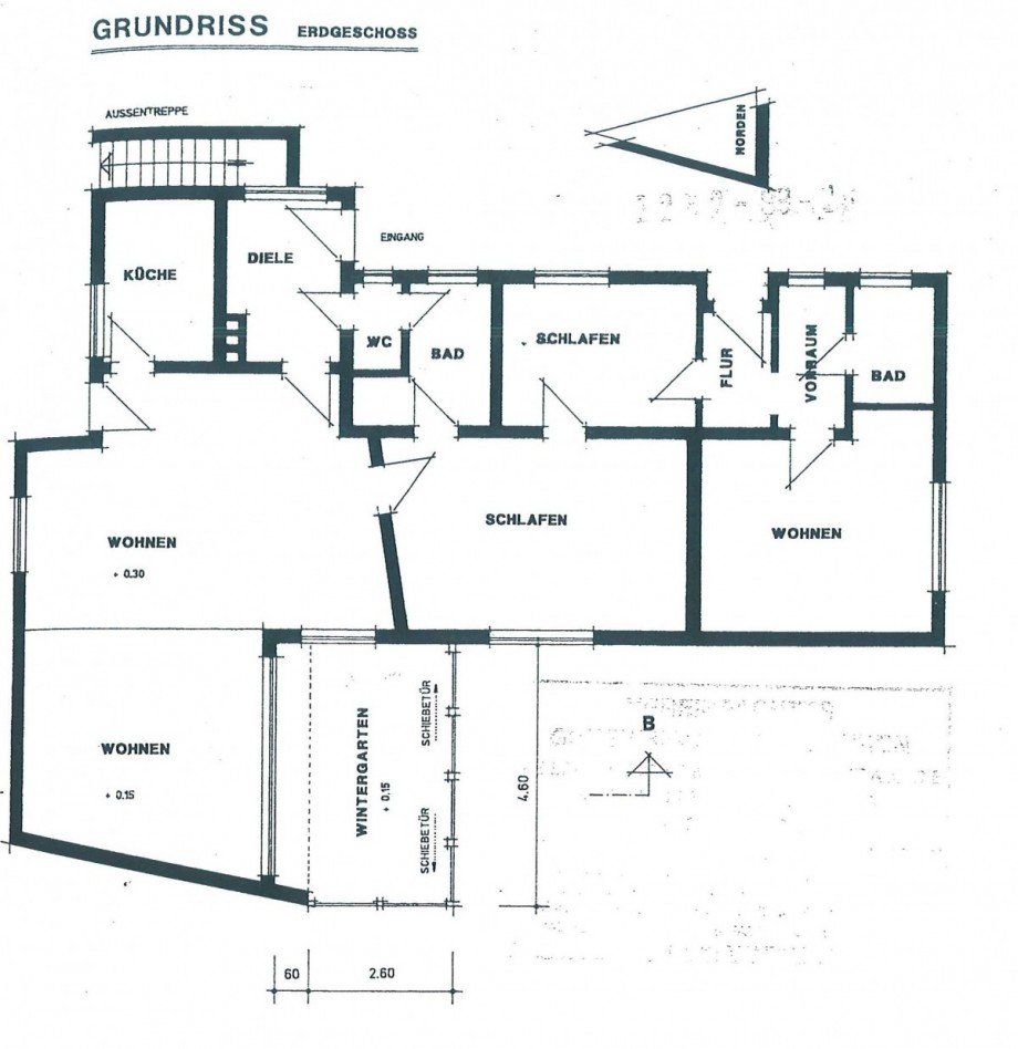 Grundriss EG Bungalow Neu-Isenburg