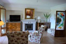 Wohnzimmer Traumhafte Finca mit 2 G�steapartments auf Mallorca (Lloseta)
