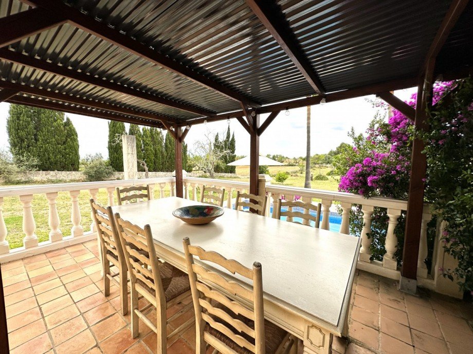 �berdachte Terrasse Haus Llucmajor