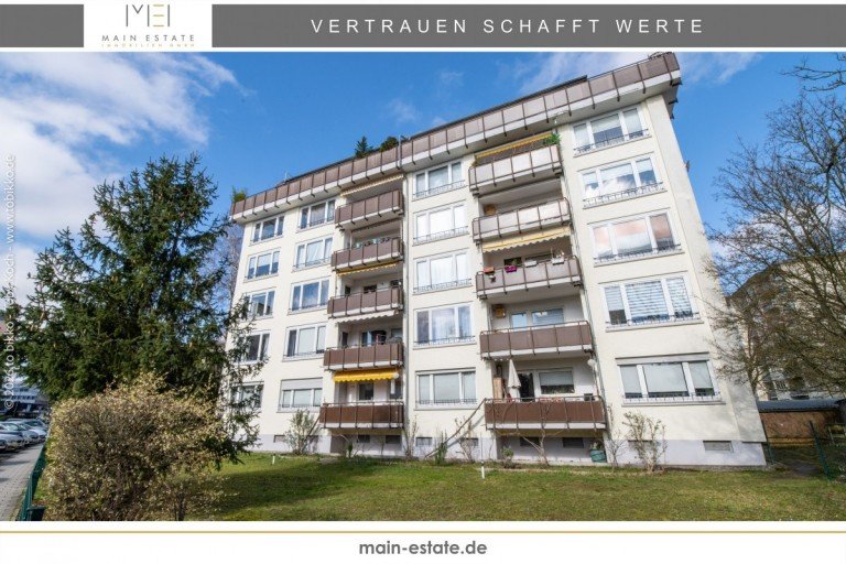 Au�enansicht Neu-Isenburg Etagenwohnung Kapitalanlage in Gravenbruch - vermietete 2-Zimmer-Wohnung mit S�dbalkon