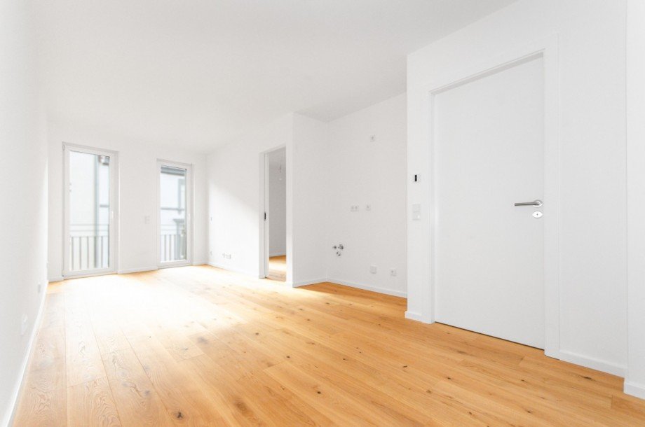 Wohnzimmer / K�che Etagenwohnung Frankfurt am Main