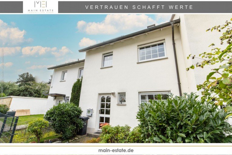 Vorderansicht Dreieich Reihenmittelhaus Reihenmittelhaus mit 113,83 m� Fl�che in Dreieich Sprendlingen