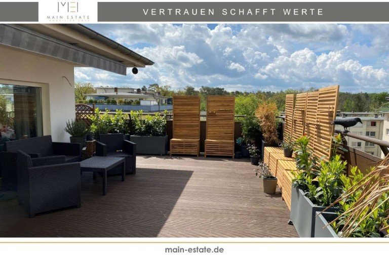 Titelbild Neu-Isenburg Penthousewohnung Exklusive Penthousewohnung mit atemberaubender Dachterrasse in Neu-Isenburg - Gravenbruch