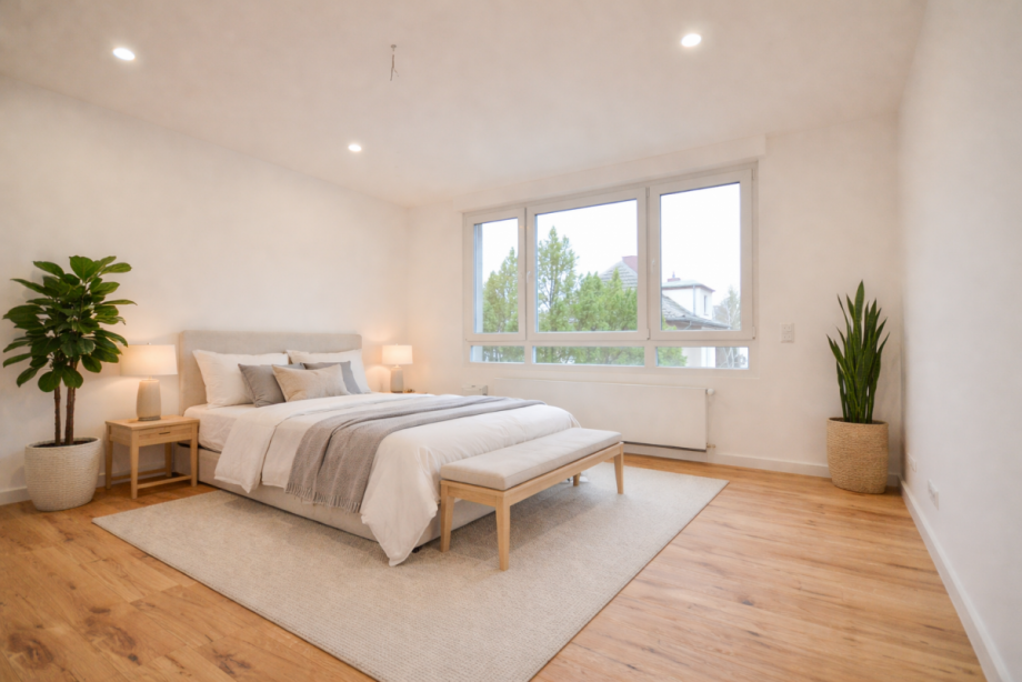 Arbeits- oder Schlafzimmer (M�blierung visualisiert) Etagenwohnung Neu-Isenburg