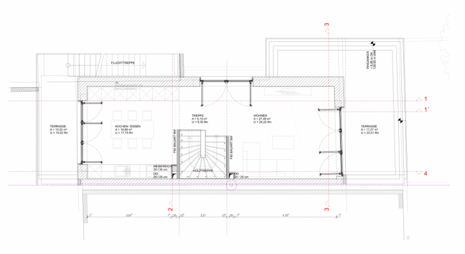 Grundriss 2.OG Stadthaus Neu-Isenburg