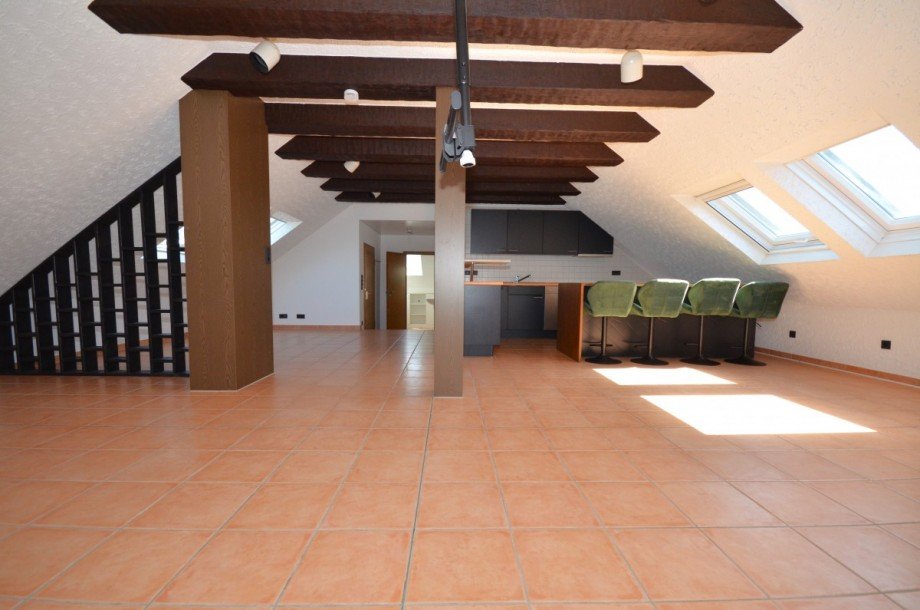 Wohn- und Esszimmer Dachgeschosswohnung Neu-Isenburg