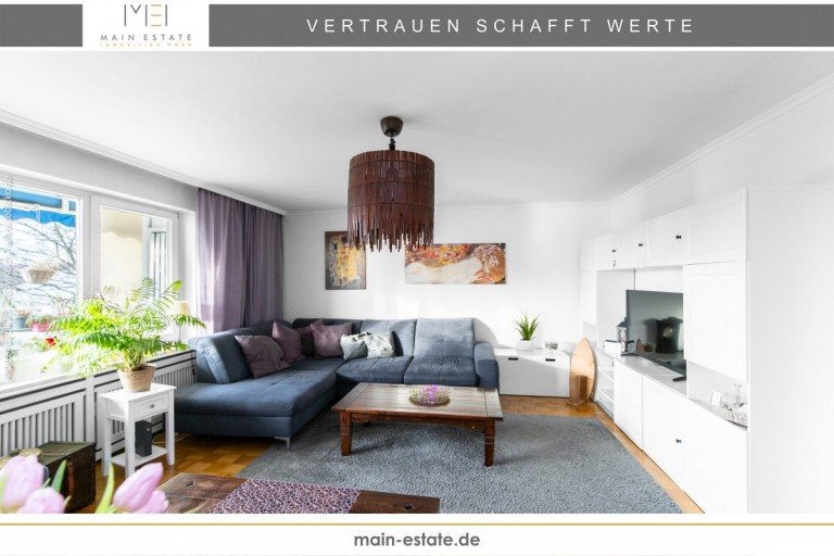 Titelbild Neu-Isenburg Etagenwohnung Attraktive Lage - Gepflegte 3,5-Zimmer-Wohnung mit Tiefgaragenstellplatz in Neu-Isenburg