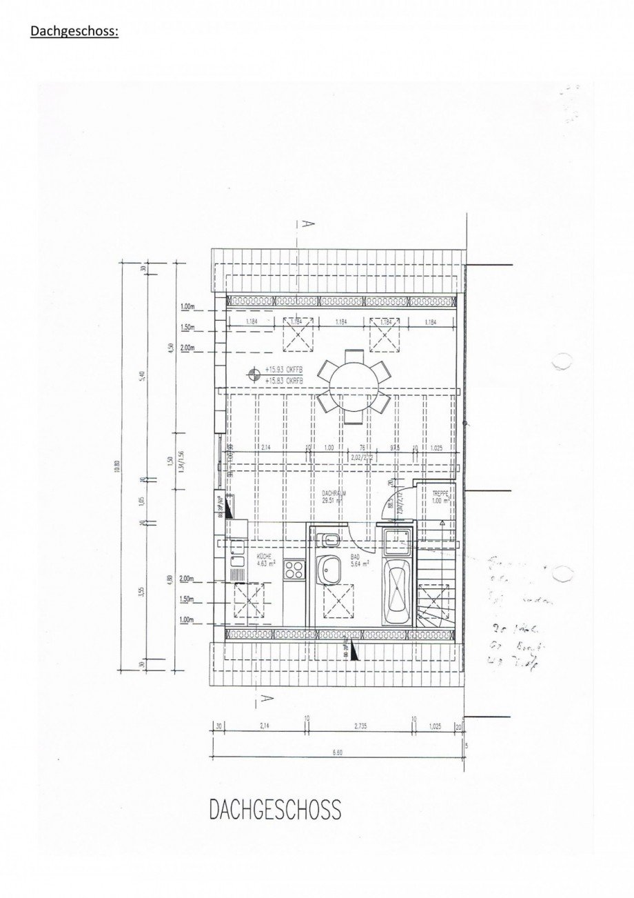 Grundriss DG Doppelhaush�lfte R�dermark