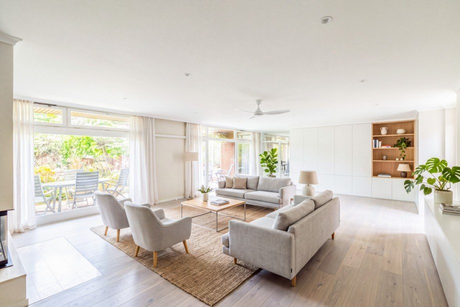 Wohnzimmer - Virtual Staging Villa Neu-Isenburg