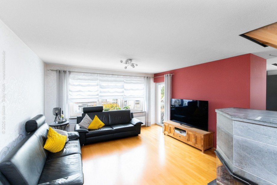 Wohnzimmer Obergeschoss Zweifamilienhaus M�hlheim am Main