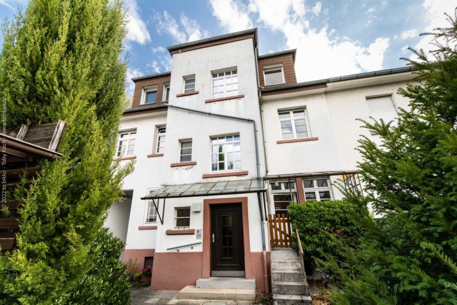 Gartenansicht Mehrfamilienhaus Neu-Isenburg