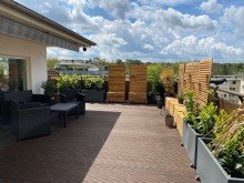 Dachterrasse S�den Exklusive Penthousewohnung mit atemberaubender Dachterrasse in Neu-Isenburg - Gravenbruch