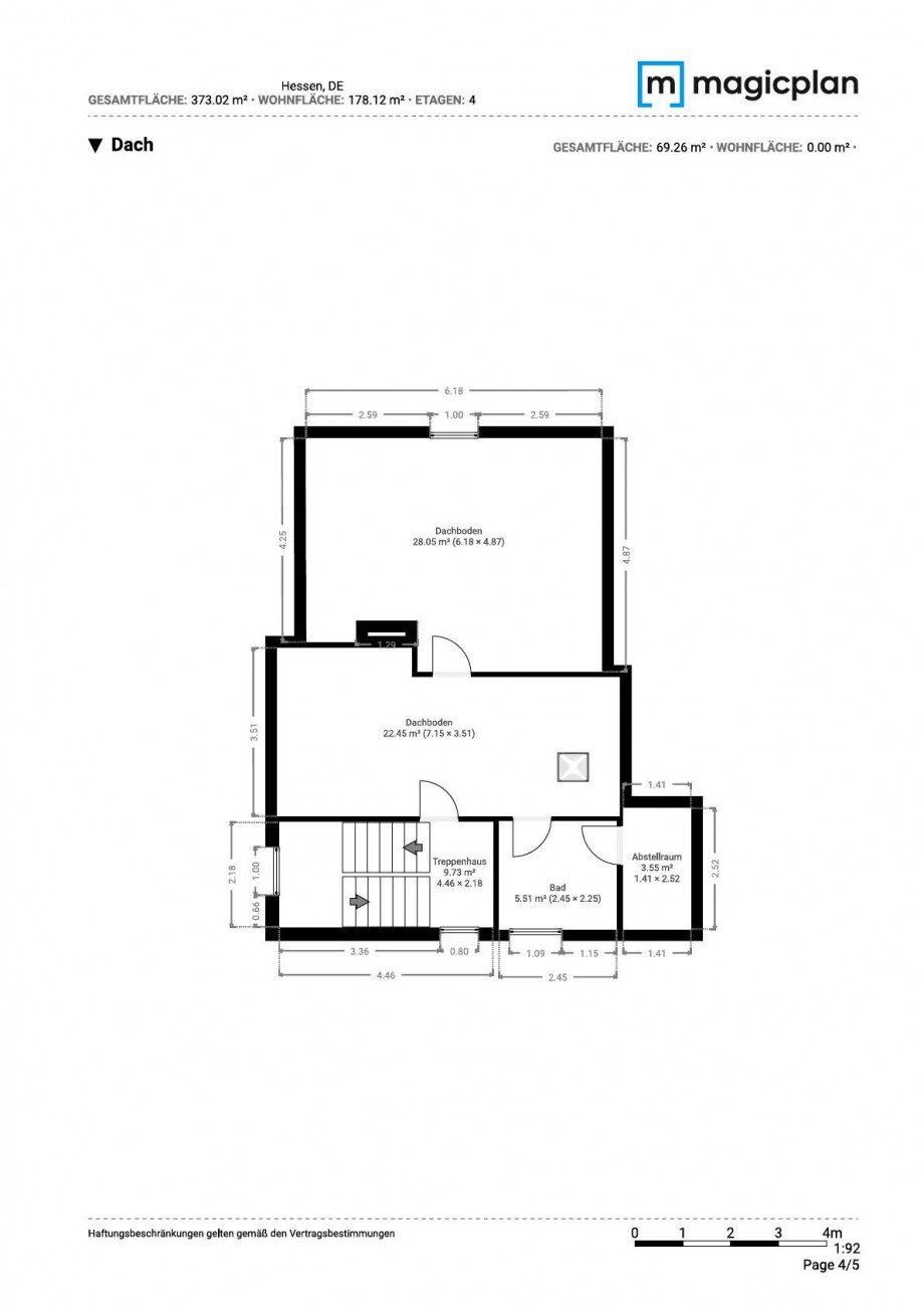 Grundriss DG Zweifamilienhaus Florstadt