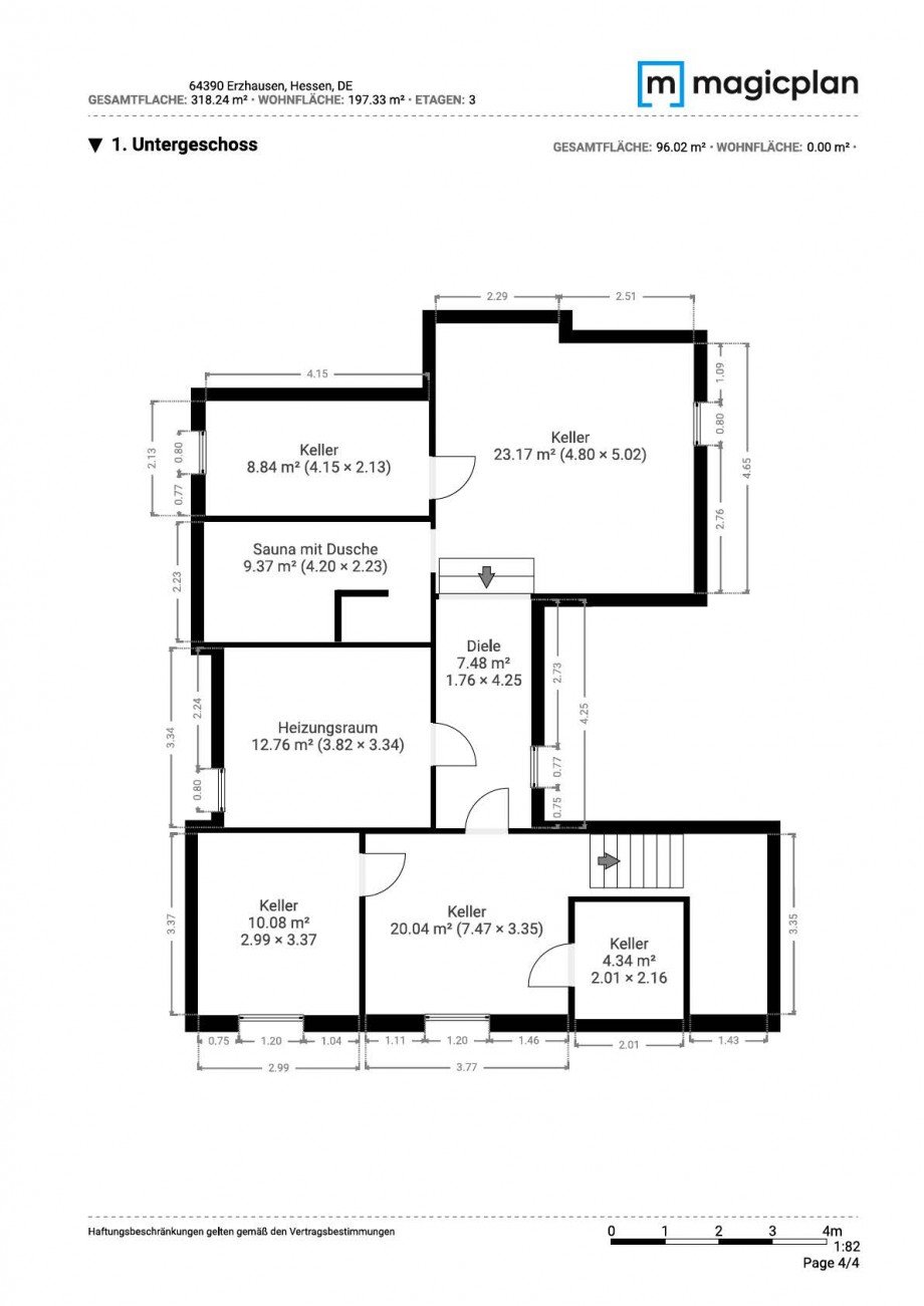 Grundriss KG Einfamilienhaus Erzhausen