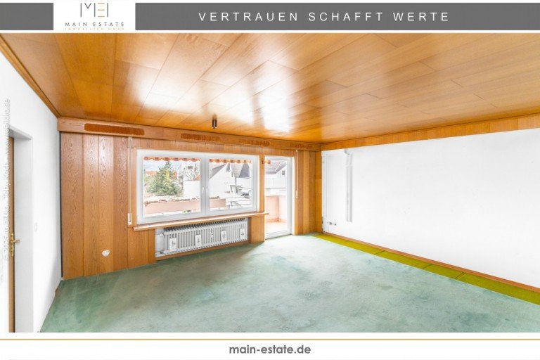 Titelbild M�hlheim am Main Etagenwohnung Ger�umige 4-Zimmer-Etagenwohnung mit Loggia und Garage in M�hlheim am Main