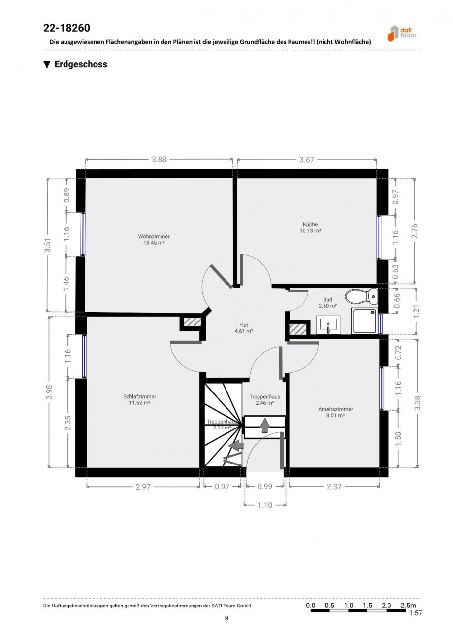 Grundriss EG Mehrfamilienhaus Neu-Isenburg