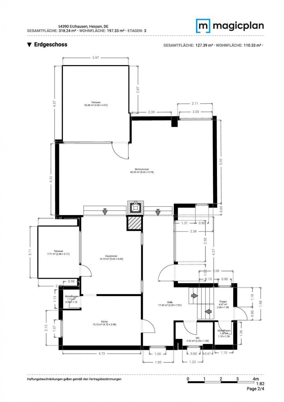 Grundriss EG Einfamilienhaus Erzhausen