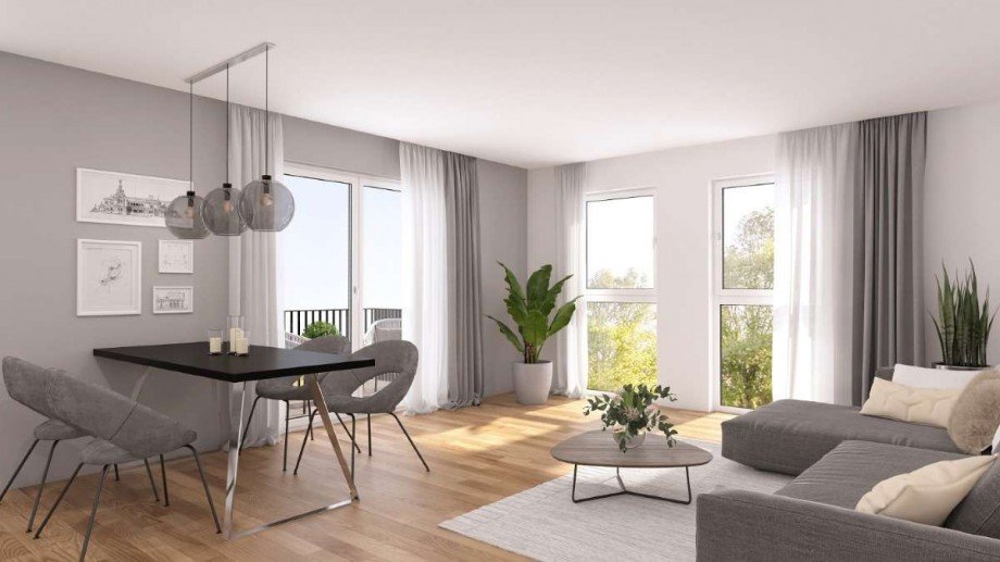 Beispiel Wohnzimmer 1 Penthousewohnung Offenbach am Main