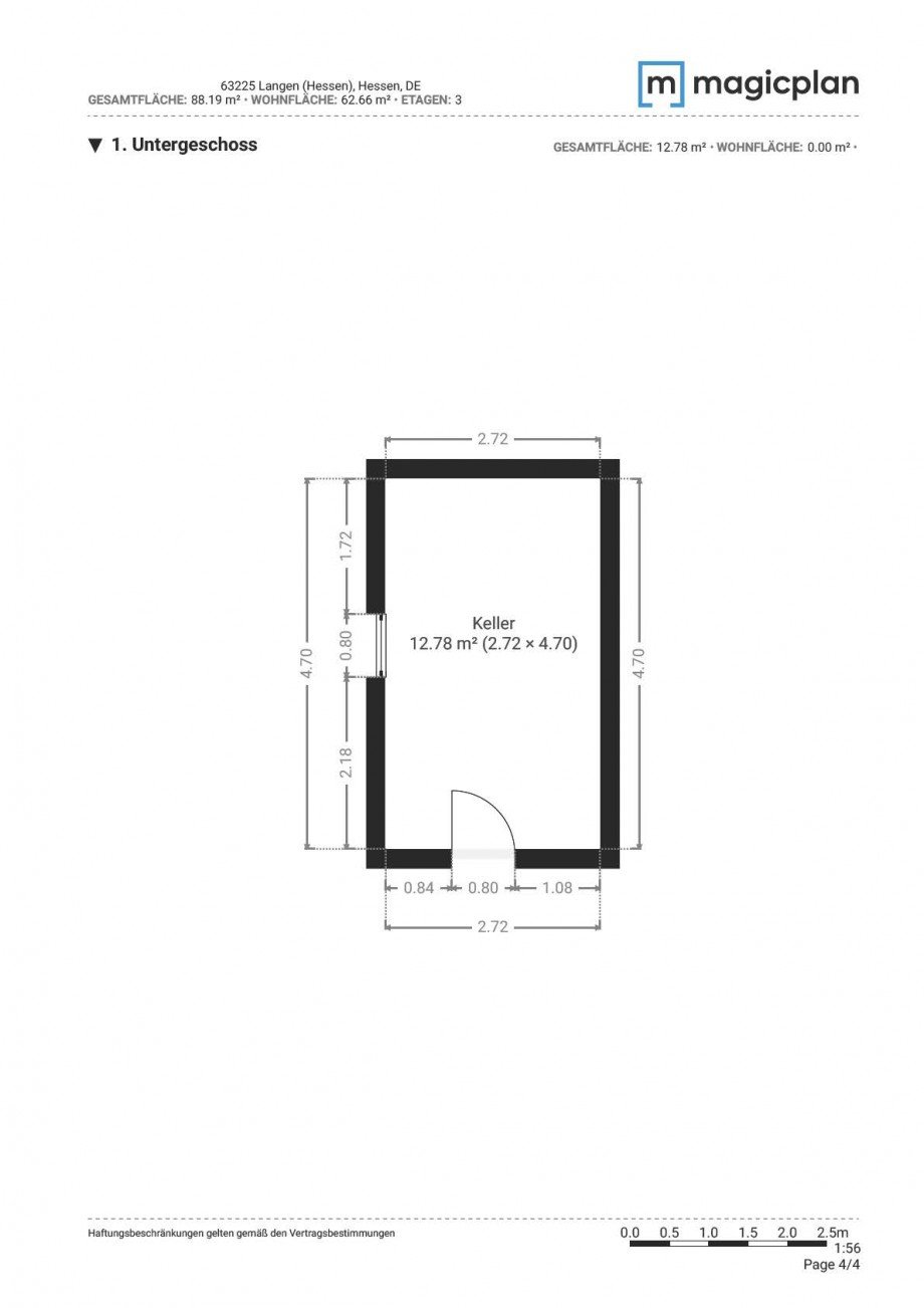 Grundriss Keller Etagenwohnung Langen