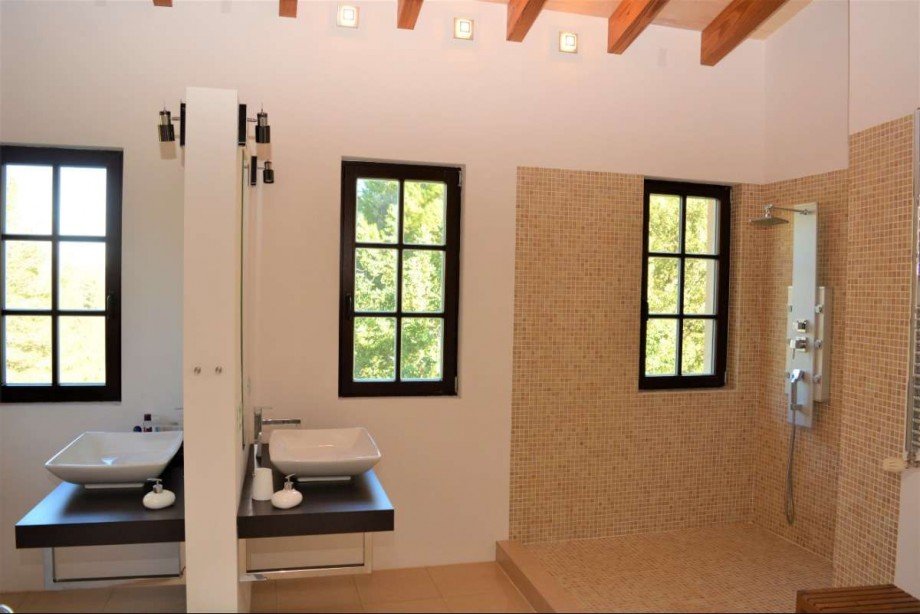 Badezimmer en suite Einfamilienhaus Selva
