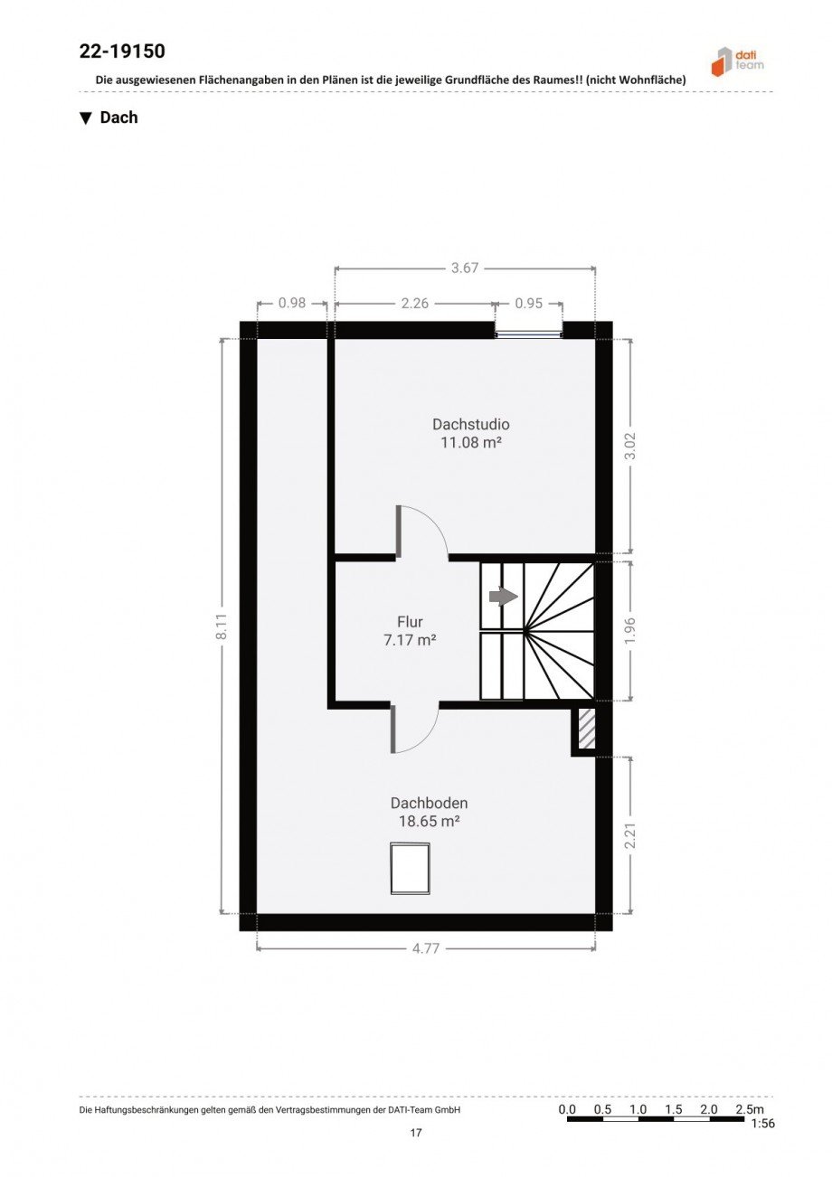 Grundriss DG Doppelhaush�lfte Neu-Isenburg