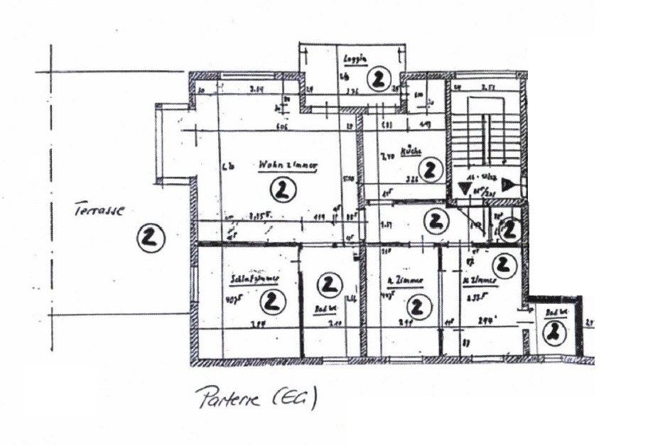 Grundriss Terrassenwohnung Neu-Isenburg