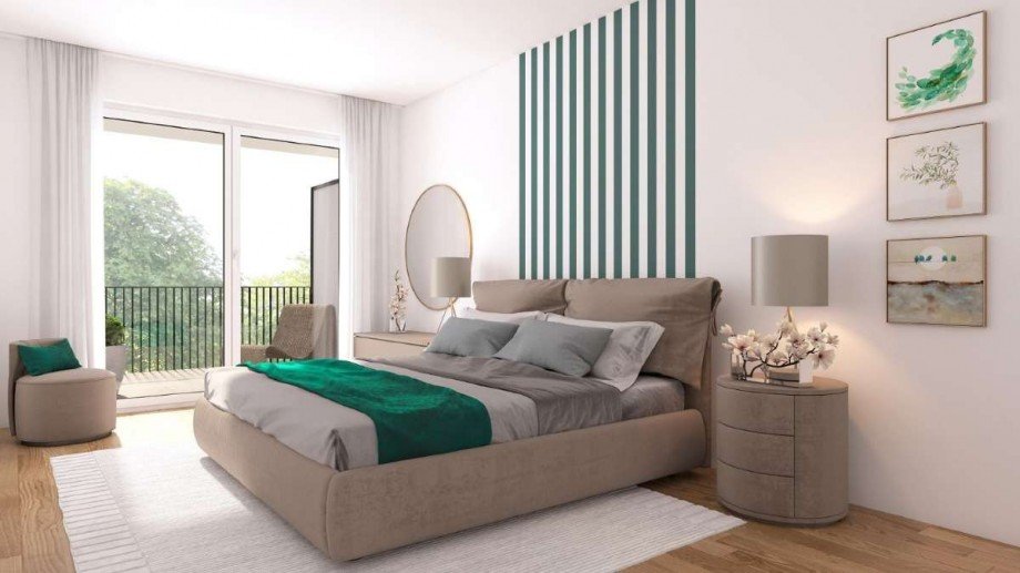 Beispiel Schlafzimmer Penthousewohnung Offenbach am Main
