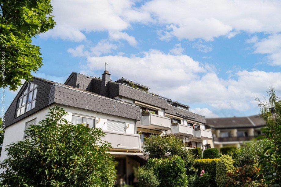 R�ckansicht Etagenwohnung Neu-Isenburg